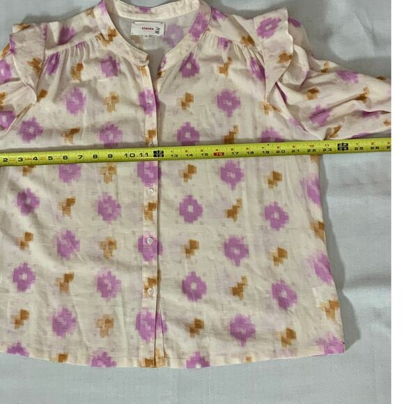 Xirena Lottie Shirt Lilac Ikat‎ - Picture 7 of 8